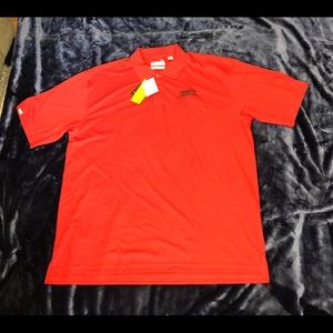 Red ESPN DEPORTES Athletic Polo Shirt